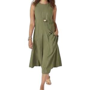 MarlaWynne Stretch Tech Dress with Slouch Pocket Sz Med
